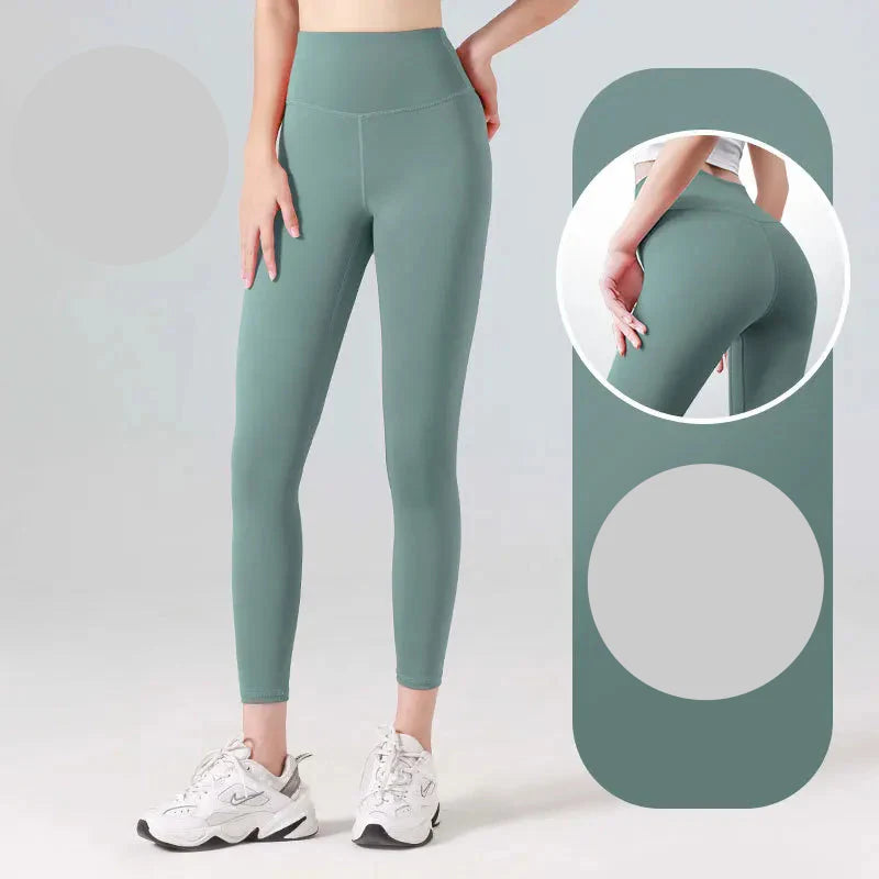 High Waisted Ribbed Yoga Pants