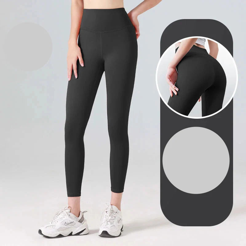 High Waisted Ribbed Yoga Pants
