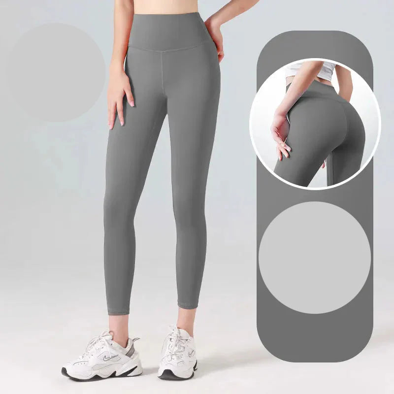 High Waisted Ribbed Yoga Pants