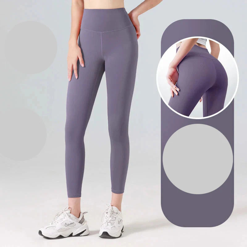 High Waisted Ribbed Yoga Pants