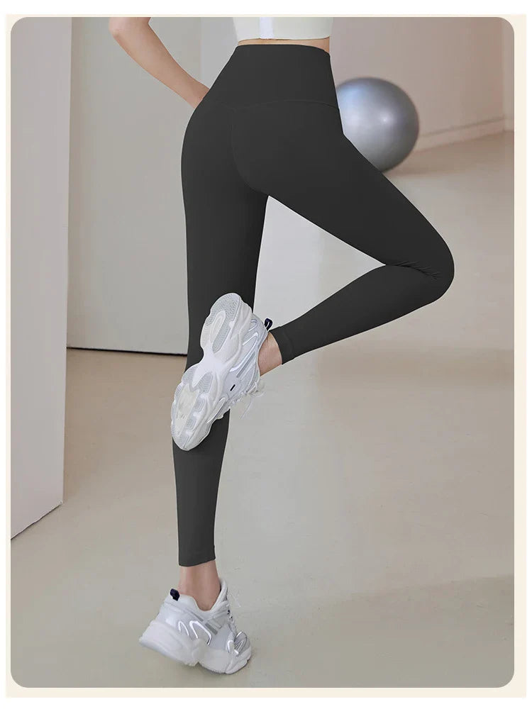High Waisted Ribbed Yoga Pants