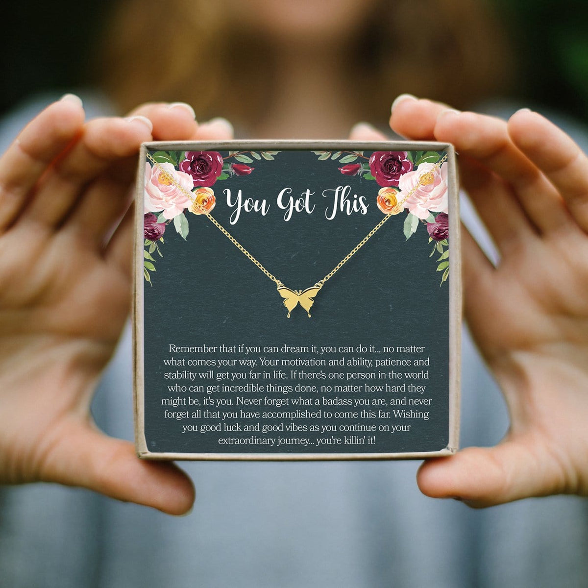 Motivational Necklace "You Got This"