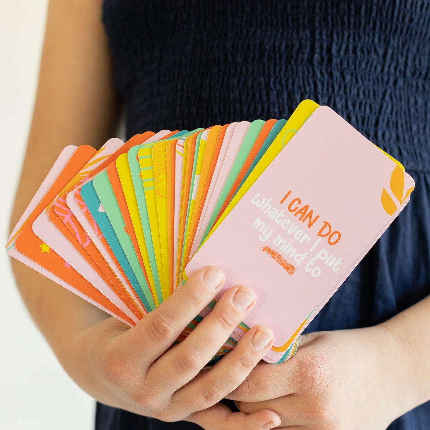 Positive Affirmation Cards for Kids 52 Pcs Mindfulness Growth Mindset